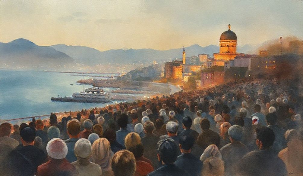 AI-generated art for December 25, 2025